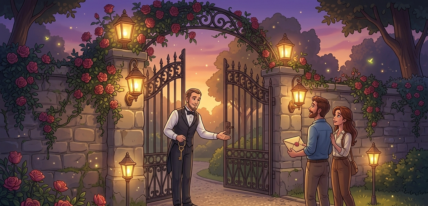 Narrative adventure illustration